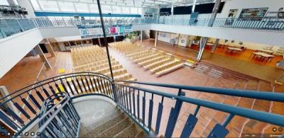 Blick in die Aula