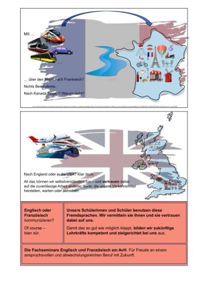 Fachseminare Englisch und Französisch