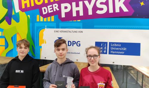 Schülerwettbewerb „Exciting physics“ in Hannover 2024