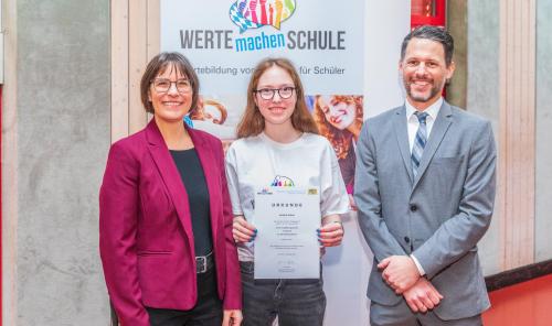 Amelie Schad ist Wertebotschafterin am AvH