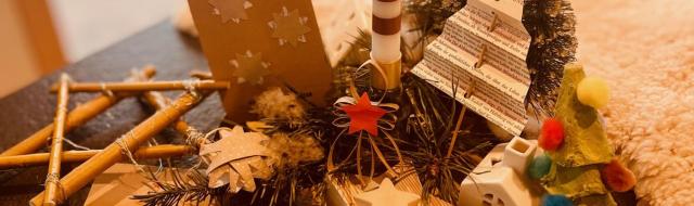 Nachhaltiges Basteln in der Vorweihnachtszeit