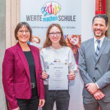 Amelie Schad ist Wertebotschafterin am AvH